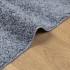 Alfombra de pelo largo moderna azul 200x200