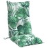 Cojines silla respaldo alto 4 uds tela Oxford estampado