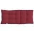 Cojines de silla con respaldo alto 4 uds tela Oxford rojo