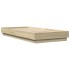 Estructura de cama sin colchón madera roble Sonoma 100x200