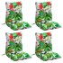 Cojines para silla respaldo bajo 4 uds tela Oxford