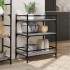 Carrito de cocina madera ingeniería gris Sonoma 65x40x86,5