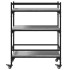 Carrito de cocina madera ingeniería gris Sonoma 65x40x86,5