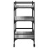 Carrito de cocina madera ingeniería gris Sonoma 65x40x86,5