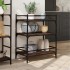 Carrito de cocina madera ingeniería marrón roble 65x40x86,5