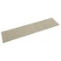 Alfombra de cocina lavable terciopelo hojas 60x300