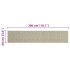 Alfombra de cocina lavable terciopelo hojas 60x300