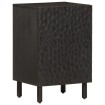 Mueble de baño de madera maciza de mango negro 38x33x58 cm