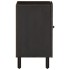 Mueble de baño de madera maciza de mango negro 38x33x58