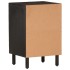 Mueble de baño de madera maciza de mango negro 38x33x58