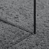 Alfombra de pelo corto OVIEDO gris antracita 140x200