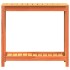Mesa de plantación y estante madera maciza marrón 82,5x35x75