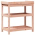 Mesa de plantación con estantes madera Douglas 82,5x45x86,5