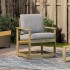 Silla de jardín madera de pino impregnada 62x56x77