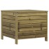 Taburete de jardín madera de pino impregnada 62x63,5x53,5