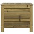 Taburete de jardín madera de pino impregnada 62x63,5x53,5