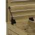Taburete de jardín madera de pino impregnada 62x63,5x53,5
