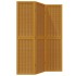 Biombo separador de 3 paneles madera maciza paulownia