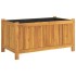 Jardinera con forro madera maciza de acacia 80x42x40