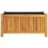 Jardinera con forro madera maciza de acacia 80x42x40