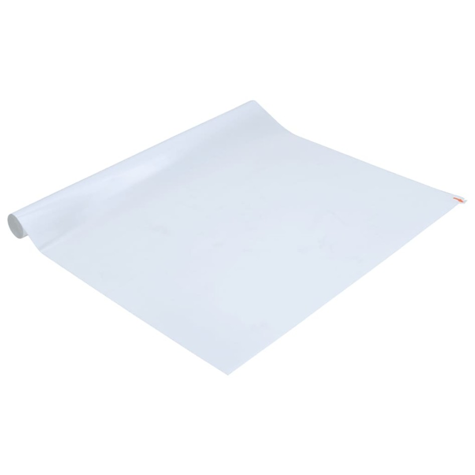 Láminas de ventana esmerilada 3 uds PVC blanco