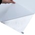 Láminas de ventana esmerilada 3 uds PVC blanco