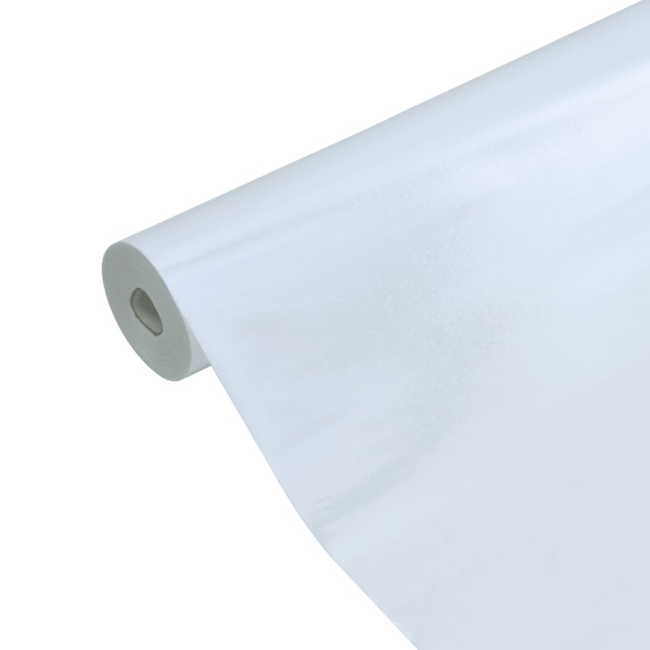 Láminas de ventana esmerilada 3 uds PVC blanco