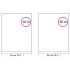 Láminas de ventana esmerilada 3 uds PVC blanco