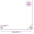 Lona gris antracita 1,5x10 m 650