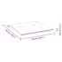 Cojines silla de jardín 6 uds tela Oxford antracita 50x50x3