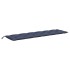 Cojines banco jardín 2 uds tela Oxford azul marino 200x50x7