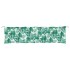 Cojines banco jardín 2 uds tela estampado de hojas 200x50x7
