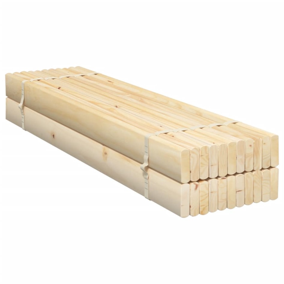 Láminas de somier de cama madera maciza de pino 90x200