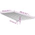 Láminas de somier de cama madera maciza de pino 90x200