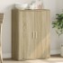 Aparador de madera de ingeniería roble Sonoma 60x31x84