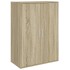 Aparador de madera de ingeniería roble Sonoma 60x31x84