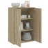 Aparador de madera de ingeniería roble Sonoma 60x31x84