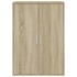 Aparador de madera de ingeniería roble Sonoma 60x31x84
