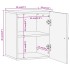 Armario de baño de pared madera maciza de acacia 38x33x48