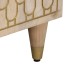 Mesita de noche madera maciza de mango 50x33x60