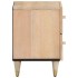 Mesita de noche de madera maciza de mango 40x33x46