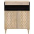 Armario auxiliar madera maciza de mango 60x33x75
