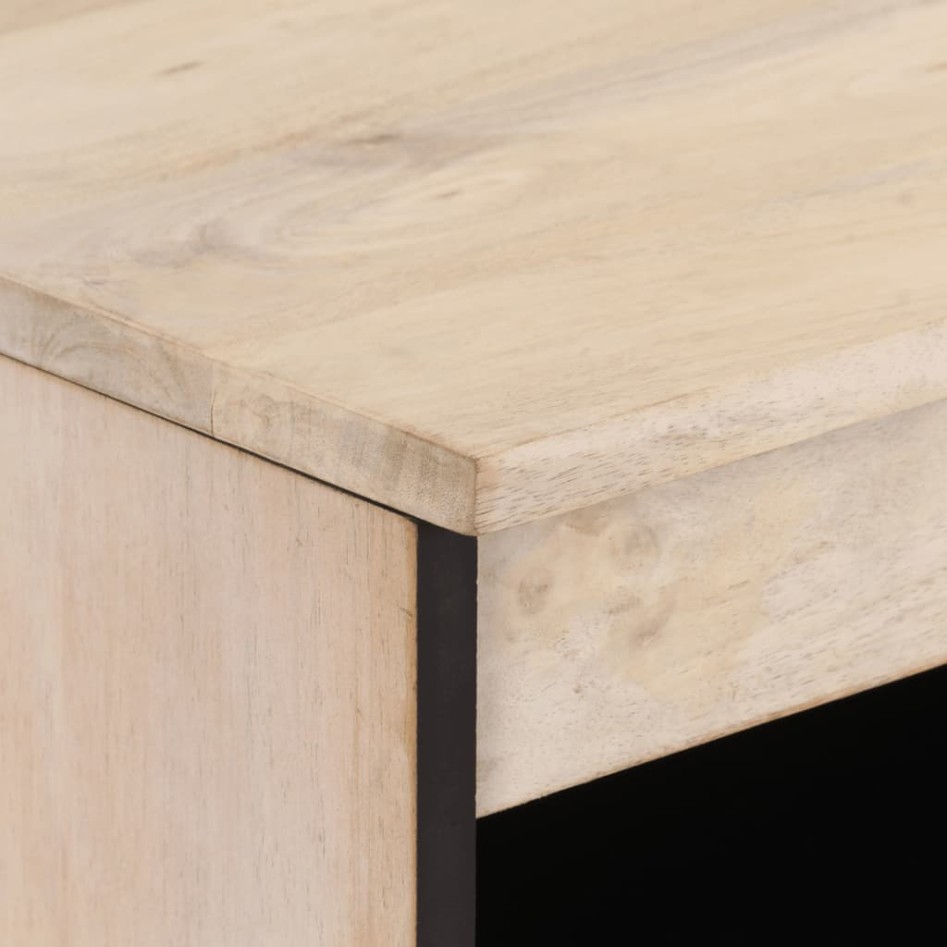 Armario auxiliar madera maciza de mango 60x33x75