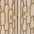 Armario auxiliar madera maciza de mango 60x33x75