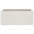 Jardinera PP blanco 80x36x35