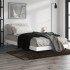 Estructura de cama madera de ingeniería blanca 90x200