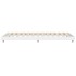 Estructura de cama madera de ingeniería blanca 90x200