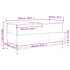 Mesa de centro madera ingeniería metal gris Sonoma 100x50x50