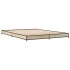 Estructura cama madera ingeniería metal roble Sonoma 135x190