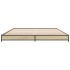 Estructura cama madera ingeniería metal roble Sonoma 135x190